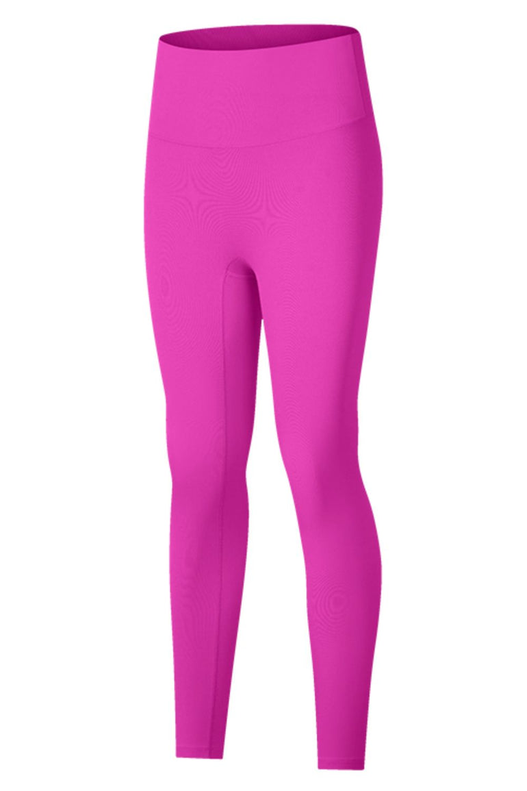 Barevici Millennia wideband yoga leggings women’s high rise sculpting tights in Hot Pink.