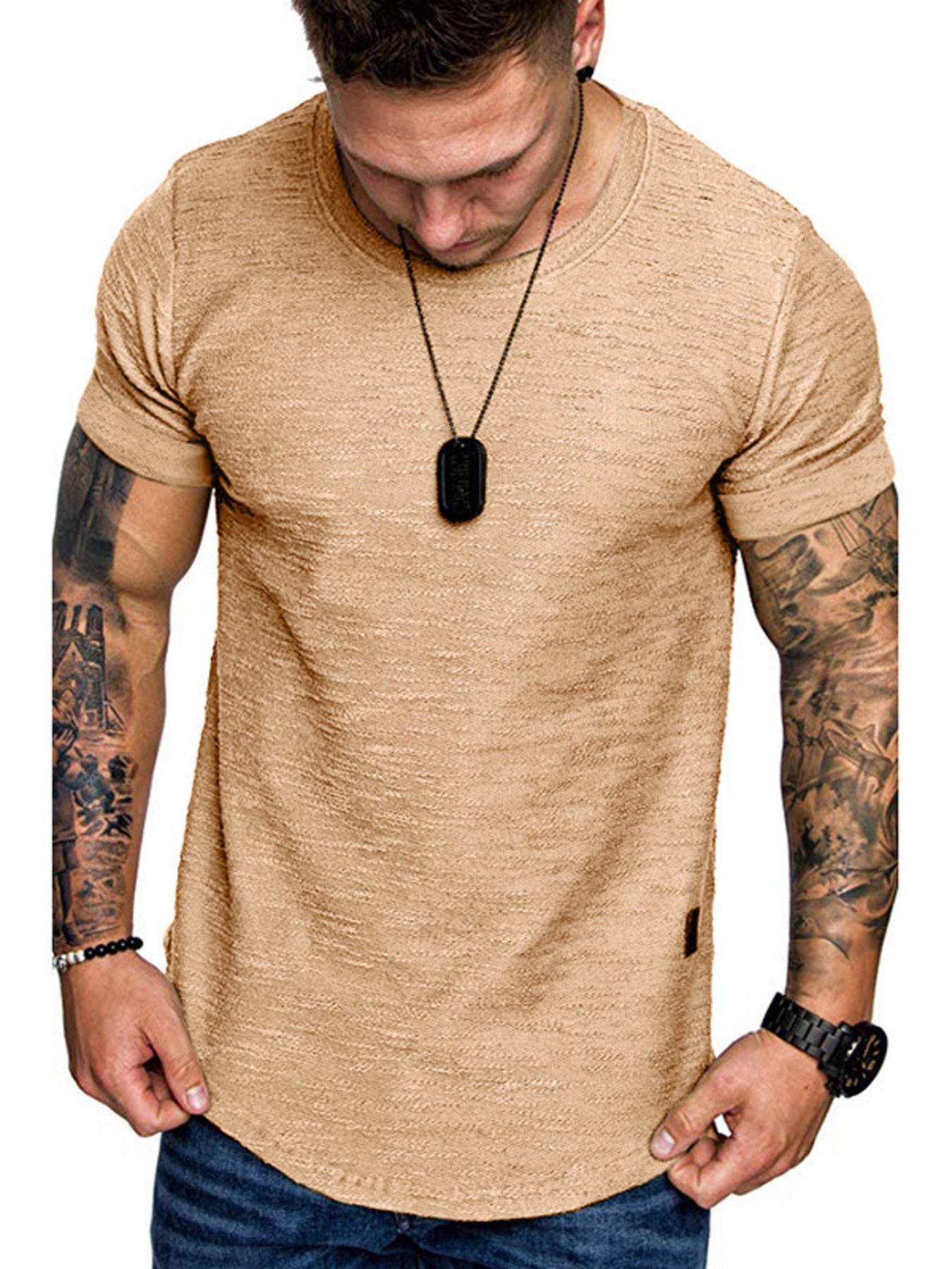 Barevici Linea slim tee men’s minimalist crew neck t shirt