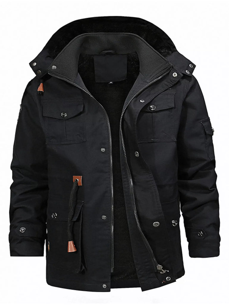 Barevici Terra fleece lined jacket men’s minimalist cozy zip up