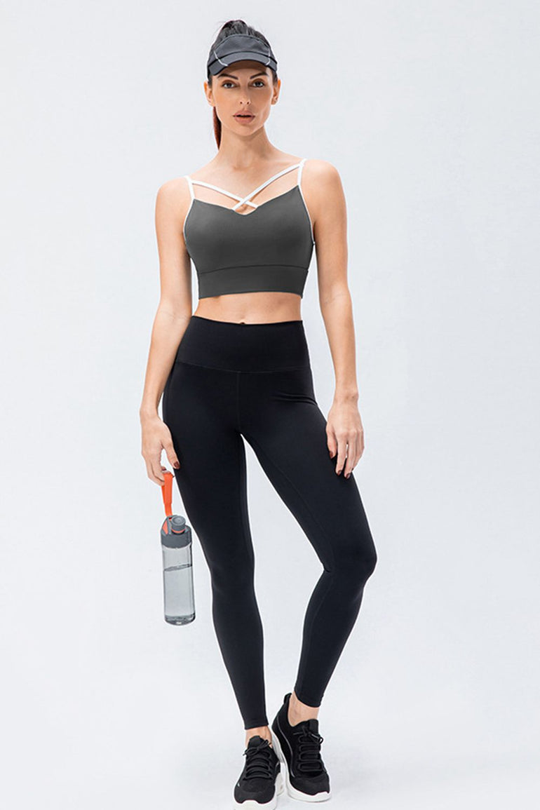 Barevici Axis wideband leggings women’s slim fit high waist active tights in Black