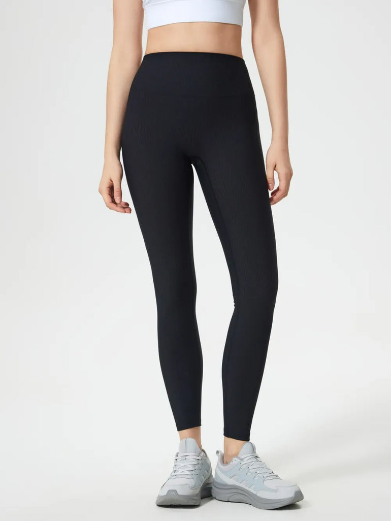 Barevici Millennia high waist leggings women’s sculpting minimalist active tights, black