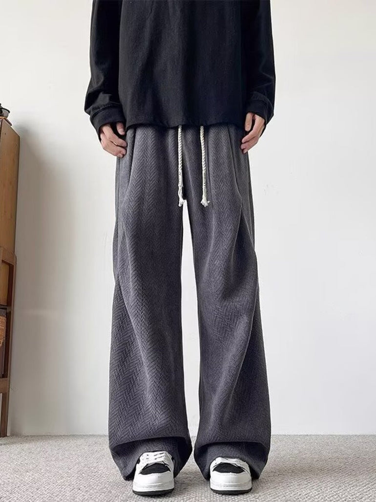 Barevici Solace wide leg pants men’s plus size drawstring casual trousers