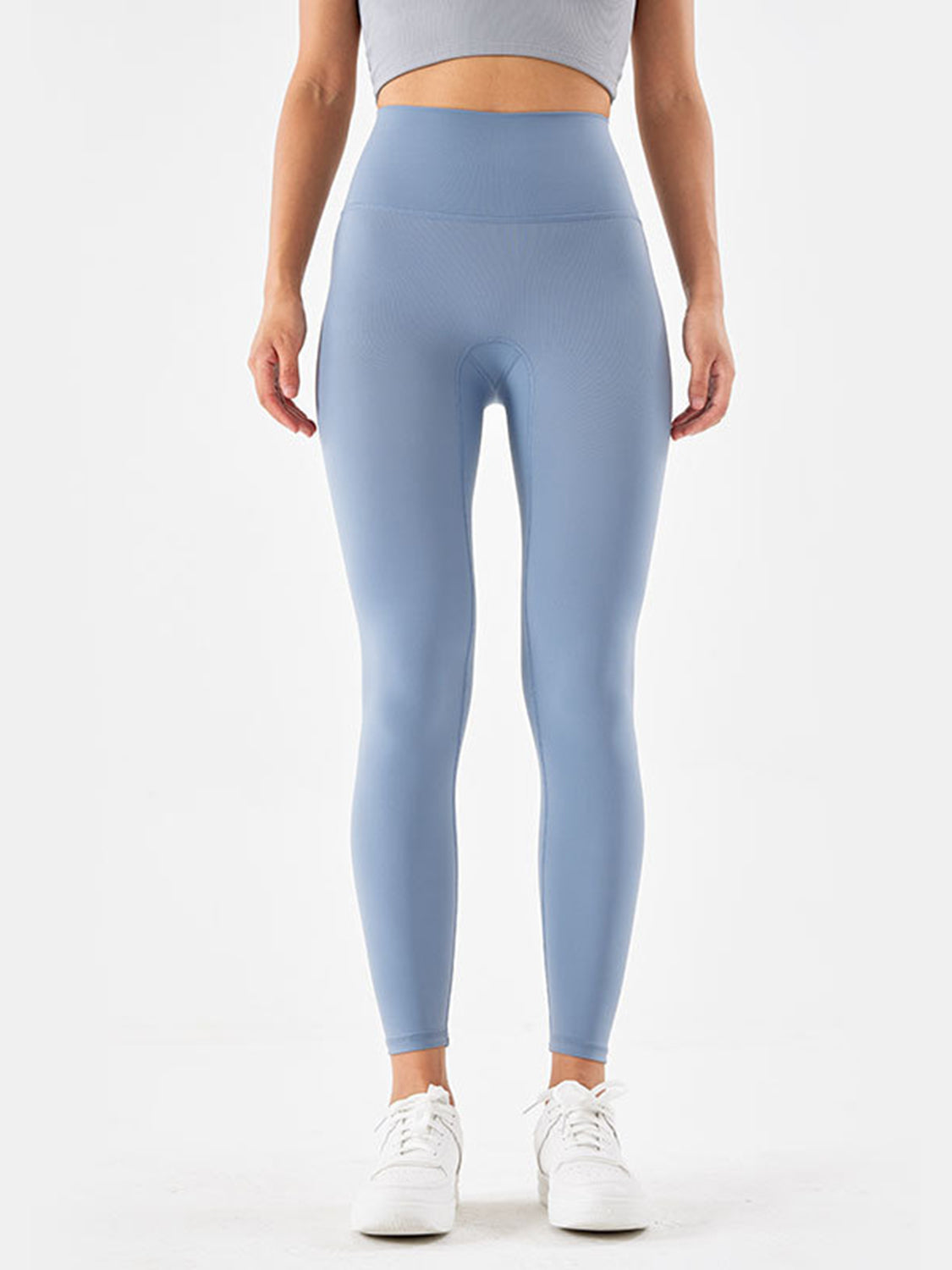 Barevici Contour wideband leggings women’s sculpting high waist sports tights in Misty Blue