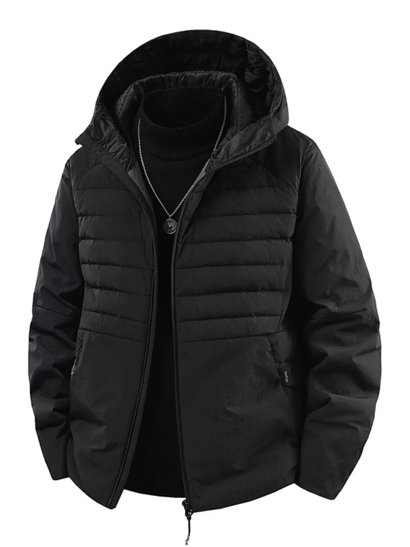 Barevici Lisbon lightweight puffer jacket men’s minimalist hooded everyday layer