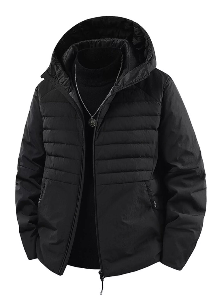 Barevici Lisbon lightweight puffer jacket men’s minimalist hooded everyday layer