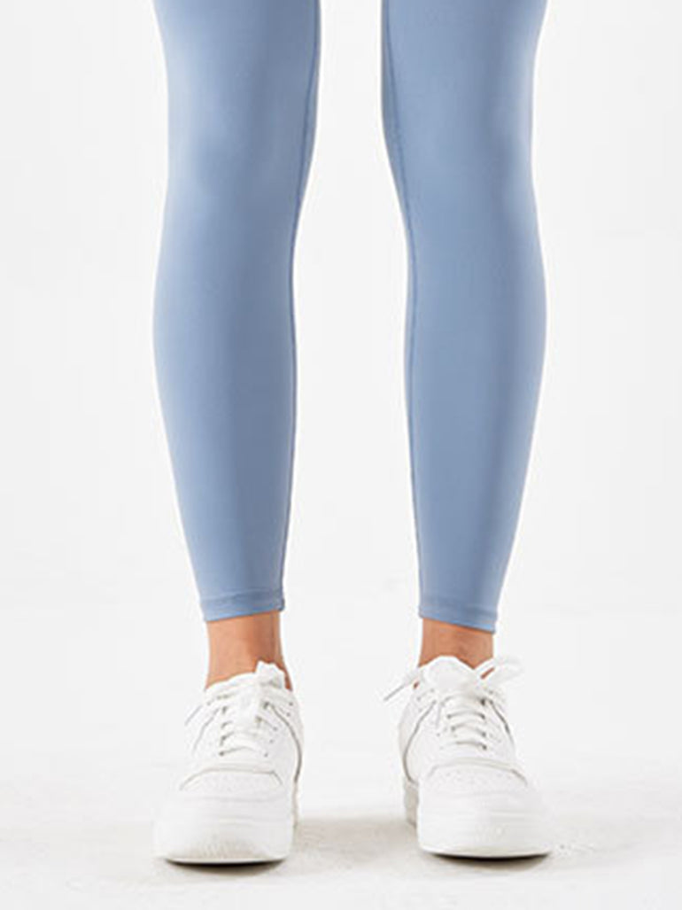 Barevici Contour wideband leggings women’s sculpting high waist sports tights in Misty Blue