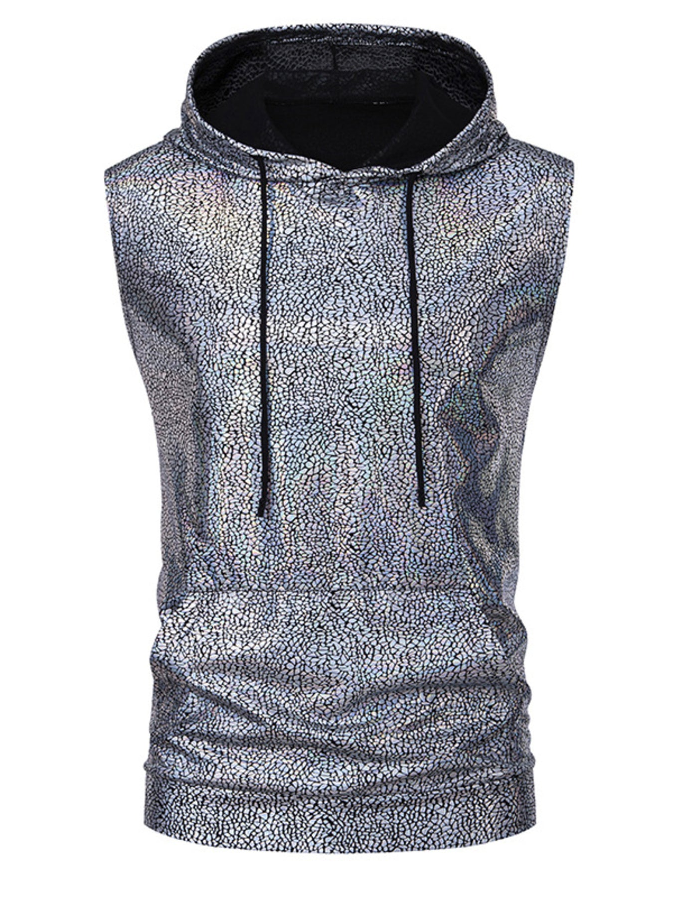 Barevici Pulse sleeveless hoodie men’s minimalist drawstring hooded top