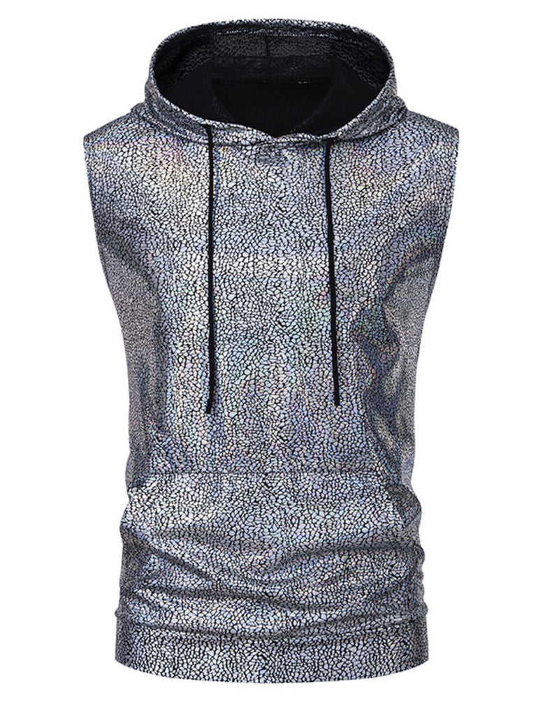 Barevici Pulse sleeveless hoodie men’s minimalist drawstring hooded top