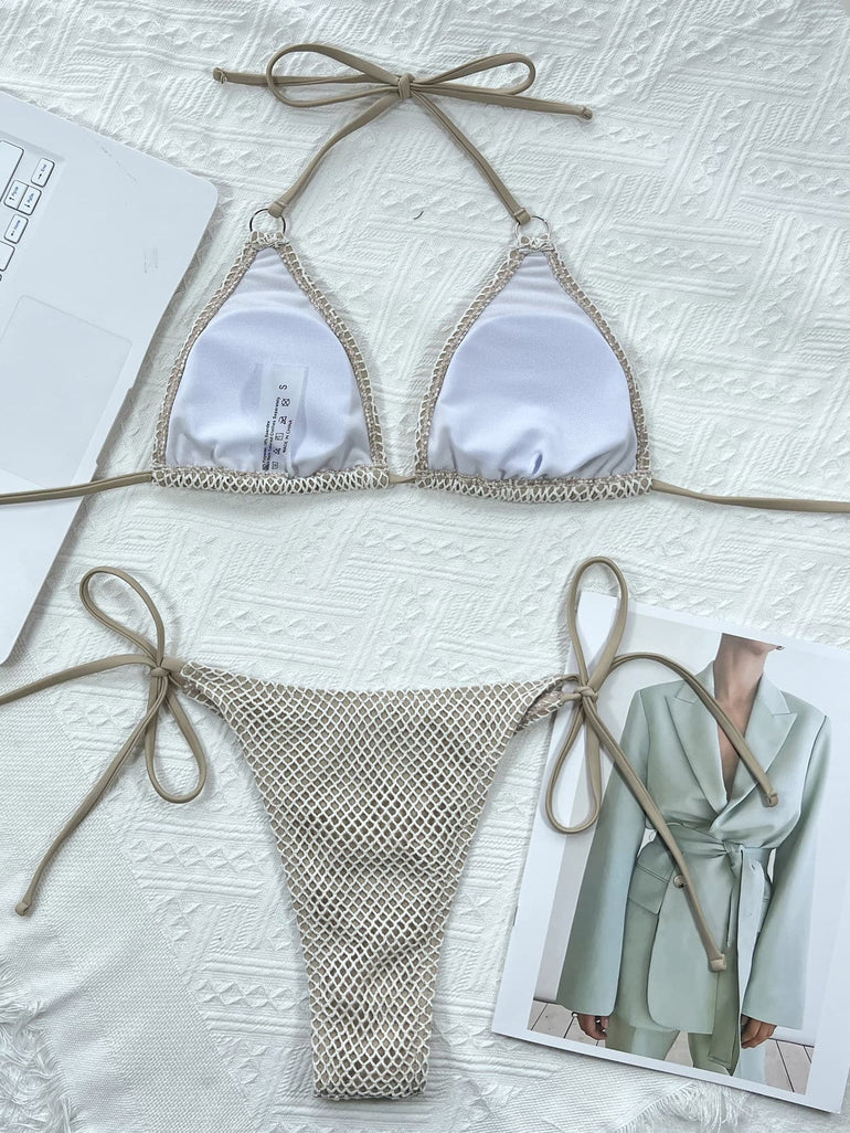 Barevici sunset tie back beach bikini women's minimalist adjustable swimwear