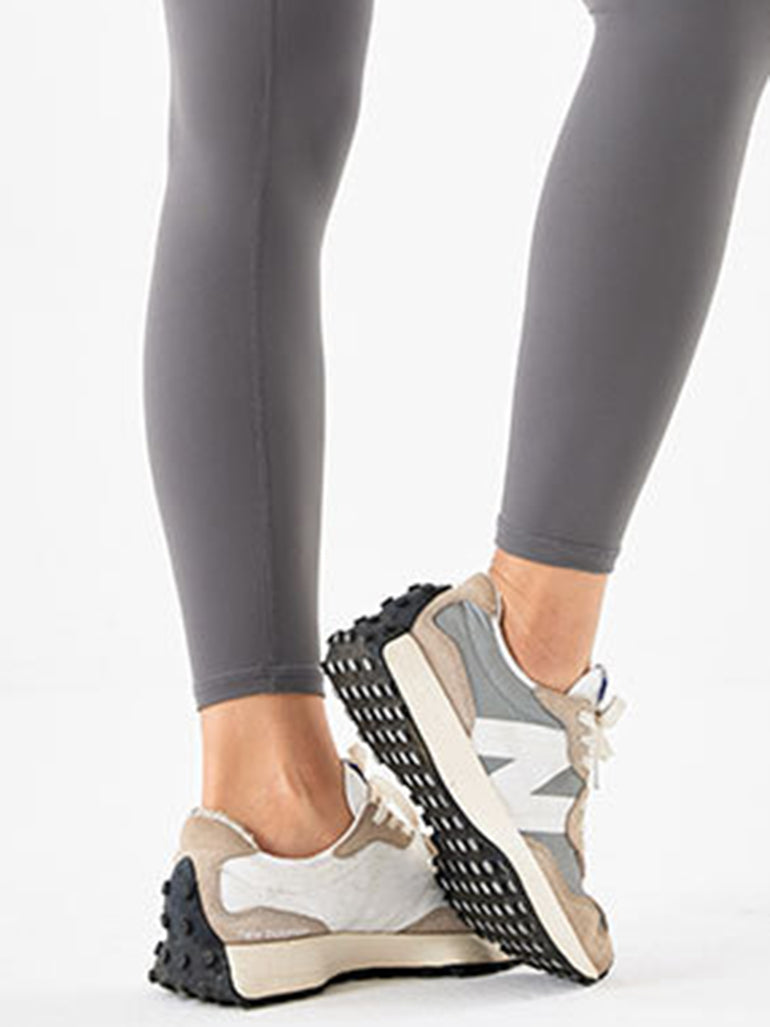 Barevici Contour wideband leggings women’s sculpting high waist sports tights in Charcoal