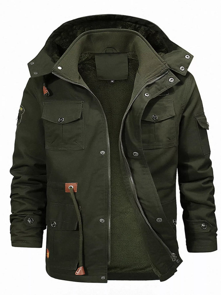 Barevici Terra fleece lined jacket men’s minimalist cozy zip up