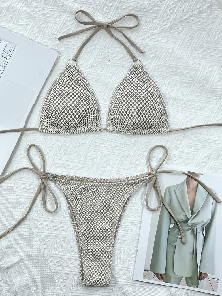 Barevici sunset tie back beach bikini women's minimalist adjustable swimwear product