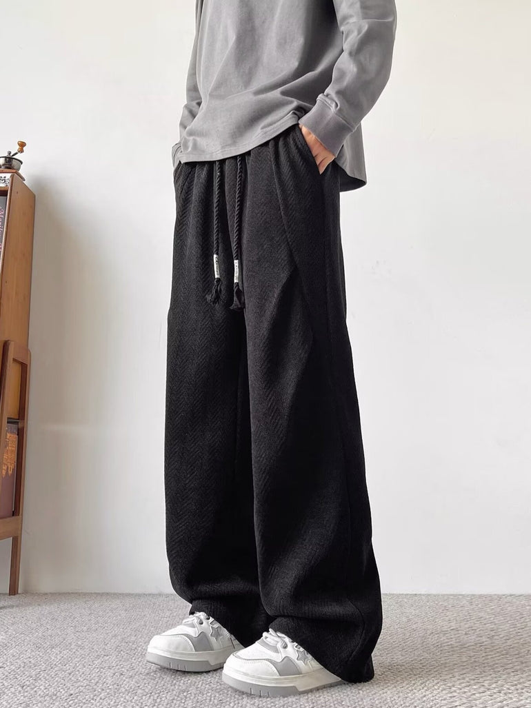 Barevici Solace wide leg pants men’s plus size drawstring casual trousers
