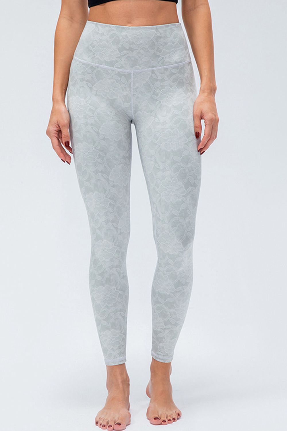 Barevici Axis wideband leggings women’s slim fit high waist active tights in ivory,