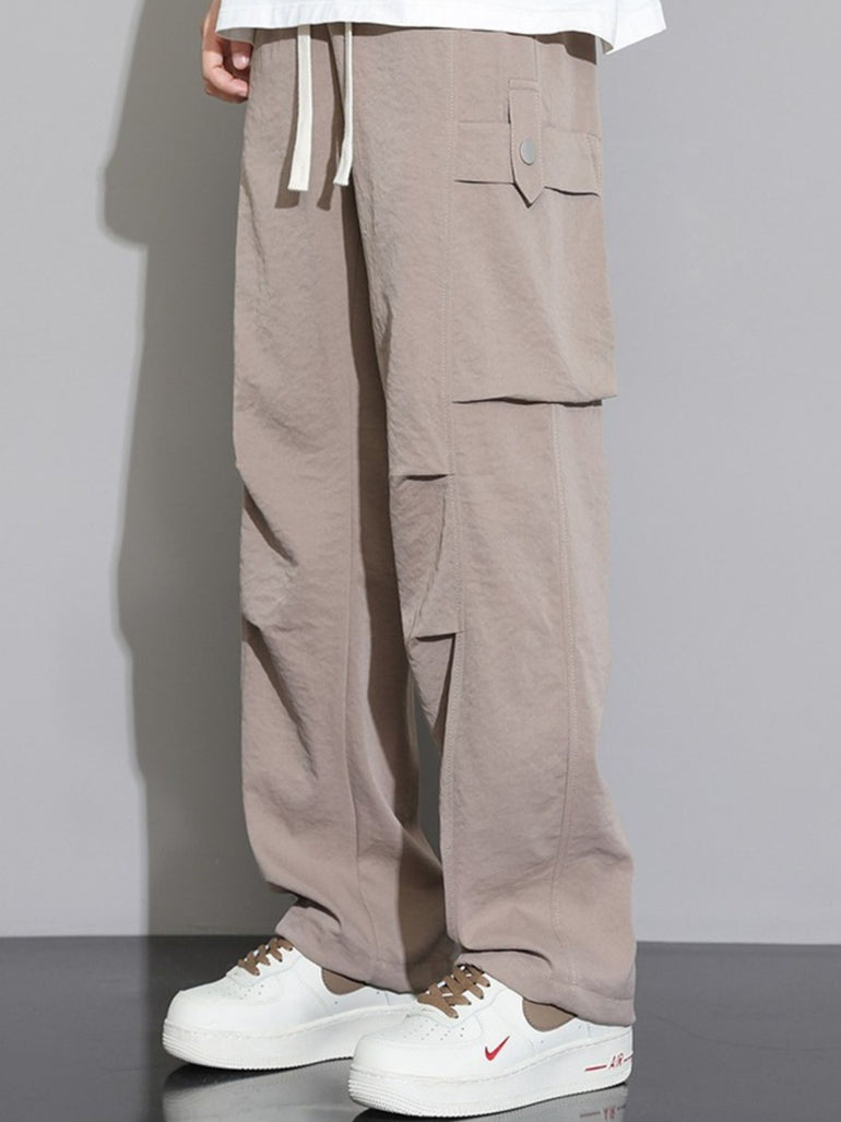 Barevici Transit cargo pants men’s plus size relaxed drawstring trousers