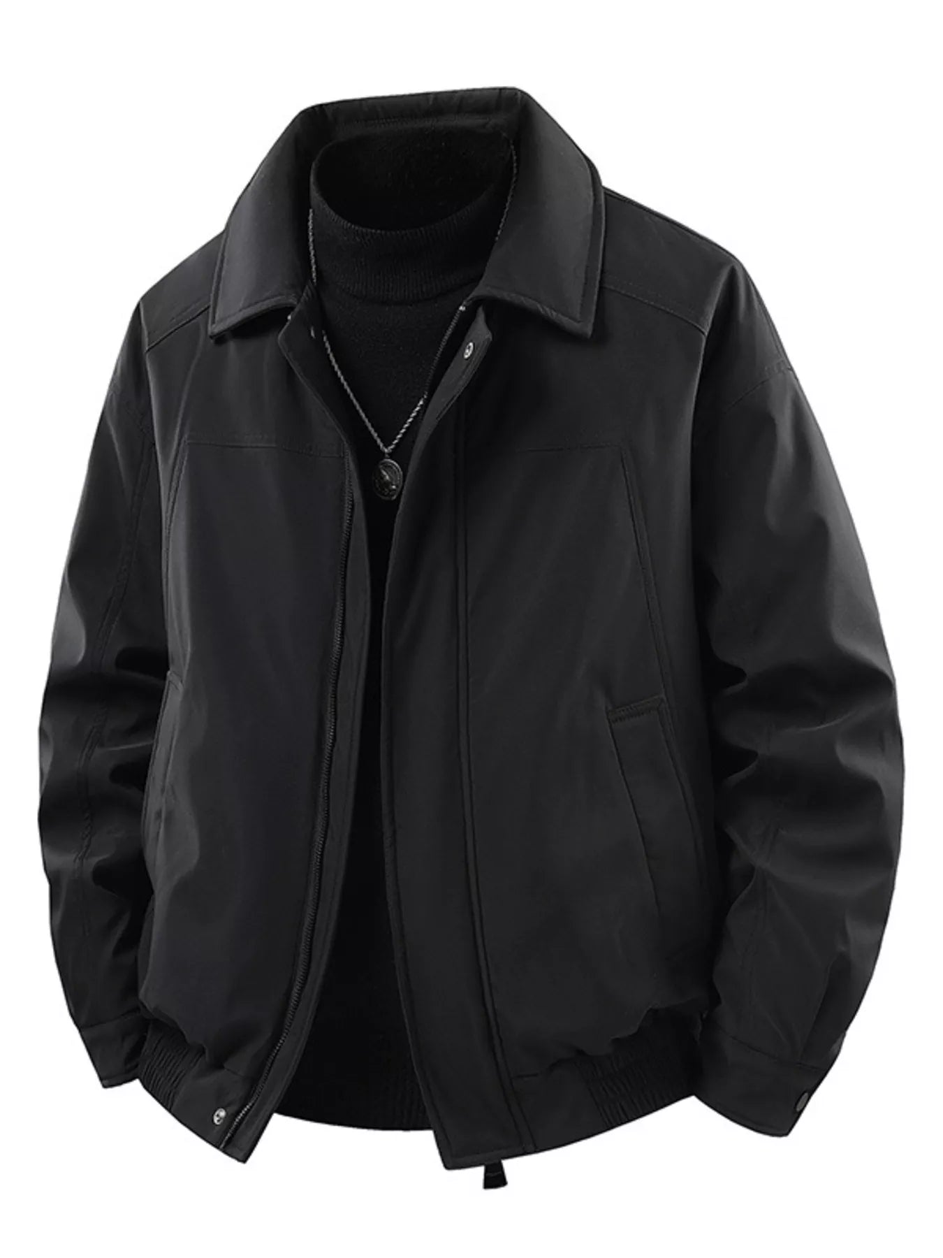 Barevici Axiom Hooded Puffer – men’s hooded padded winter jacket in black